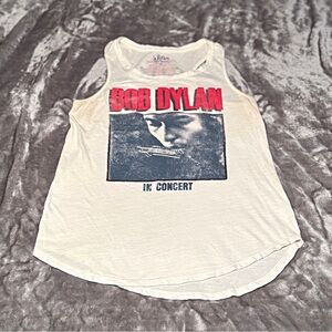 Lucky Brand Graphic Tank Top in Cream and Red